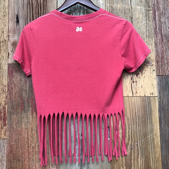 American Eagle Fringe Tee Small - Picture 3 of 4